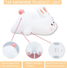 Load image into Gallery viewer, Snuggle Lights™ - Cute Rabbit Silicone Lamp
